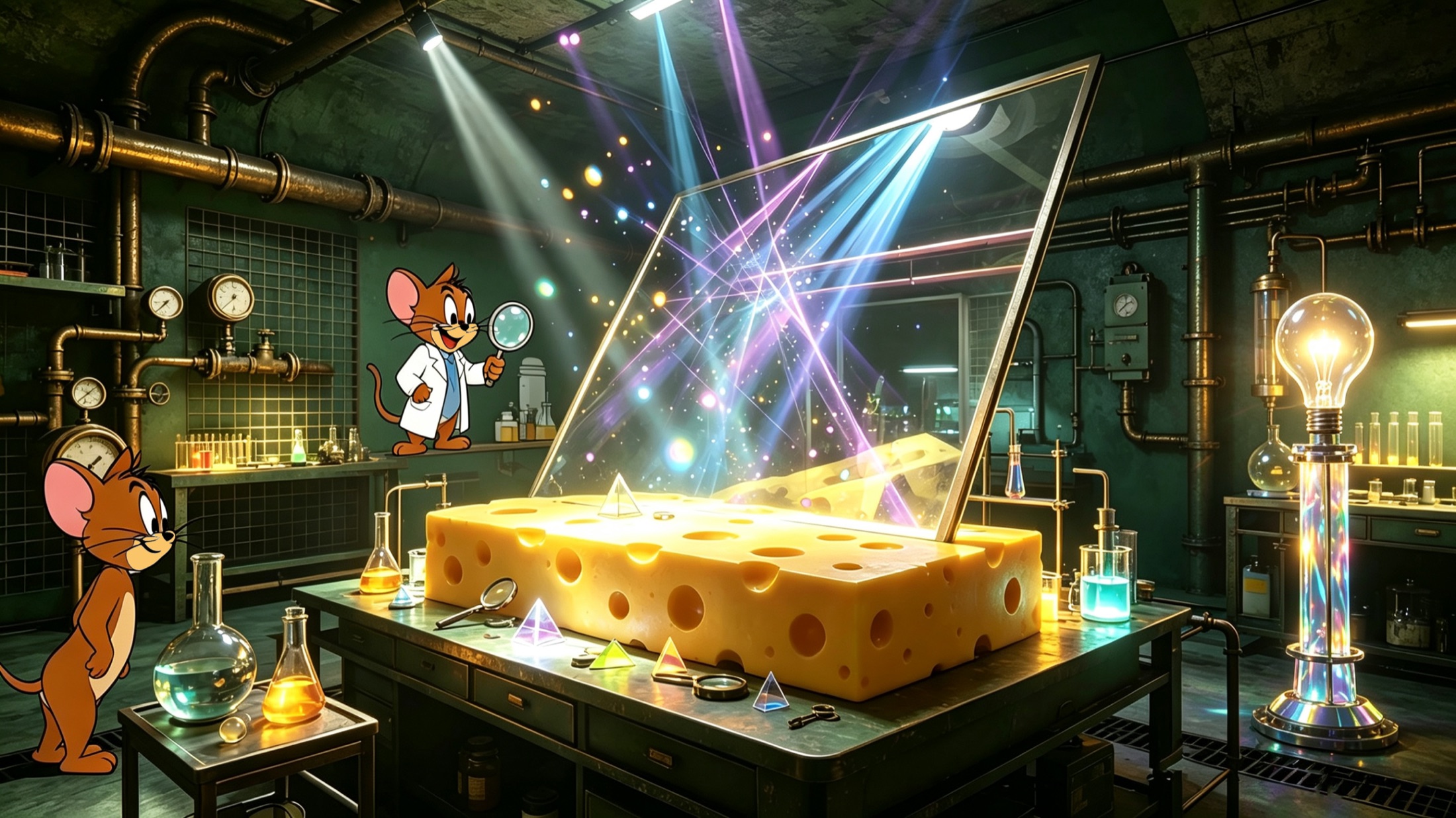 Future science exploration lab concept